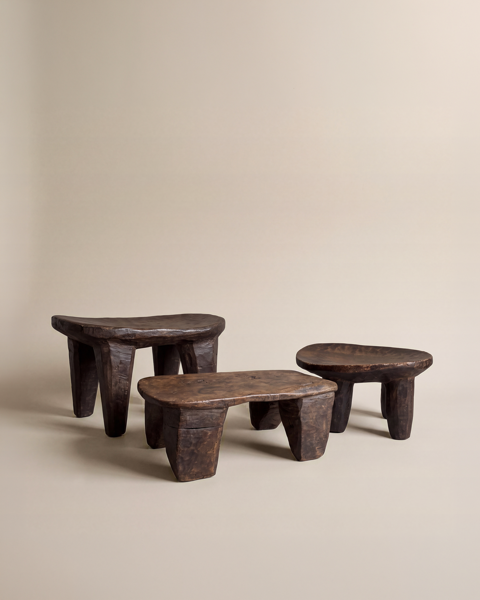 Hand Carved Stool