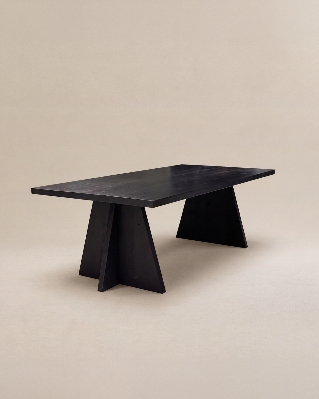 Prism Dining Table in Carbon Black